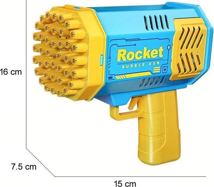 Image du produit Outdoor Active 40-trous Machine à bulles de savon électrique, pistolet à bulles de savon automatique
