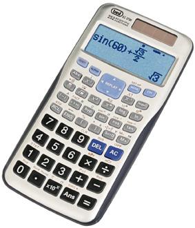 Trevi SC 3790 calculator pocket scientific calculator (Batteries, Solar cells)
