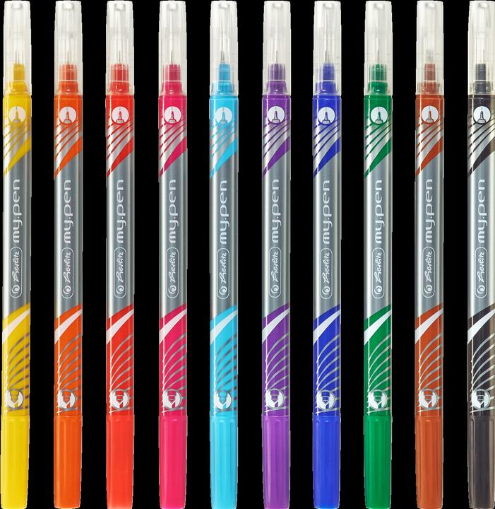 Image du produit Herlitz my.pen fineliners et stylos à pointe de fibre (Multicolore, 10 x)