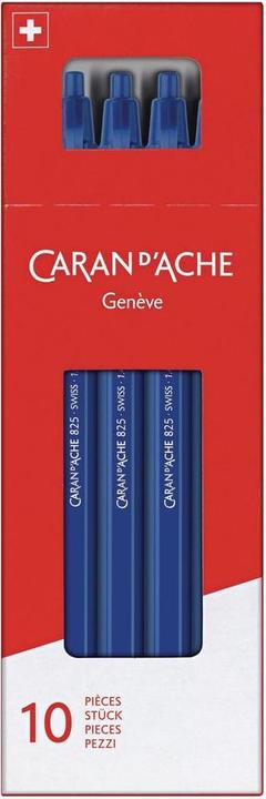 Caran d'Ache 825 (Blue, 10 x)