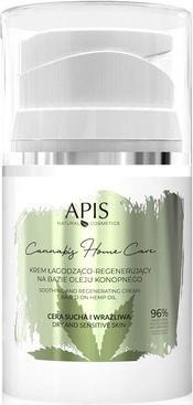 Actual product image Apis Natural Cosmetics Apis - Cannabis Home Care soothing and regenerating cream based on hemp oil 50ml (50 ml, 24h cream)