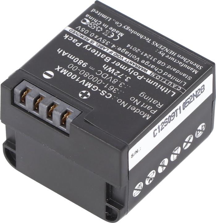 Actual product image AccuCell Garmin VIRB XE battery 010-12256-01, 361-00080-00, GMICP902624 (Rechargeable battery)