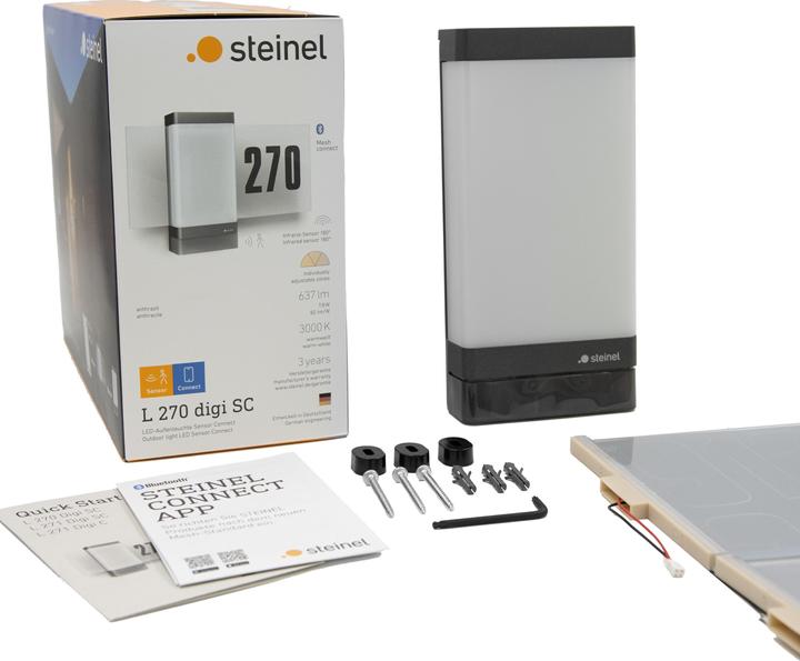 Image du produit Steinel 067205 - Applique murale 7.8 W 600 lm 3000 K Détecteur de mouvement (600 lm, IP44)