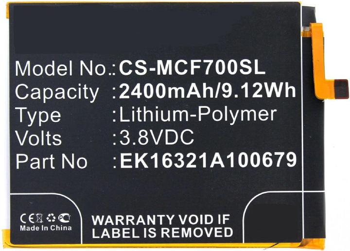 Produktbild AGI Akku kompatibel mit Mobistel Cynus F7 - Akku - 2.400 mAh