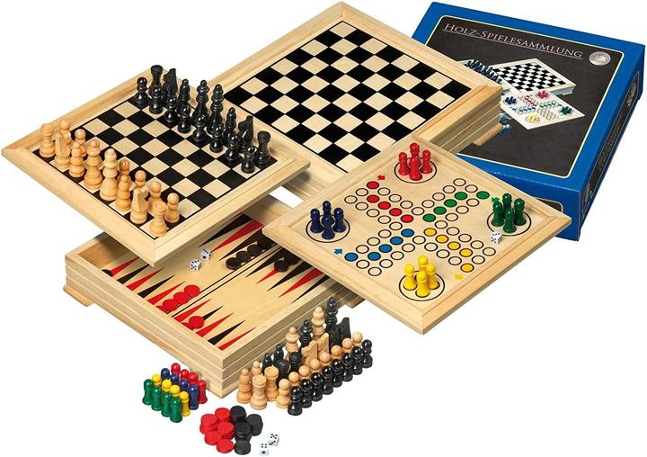 Immagine prodotto Philos Collezione di giochi in legno Versione da viaggio (Tedesco)