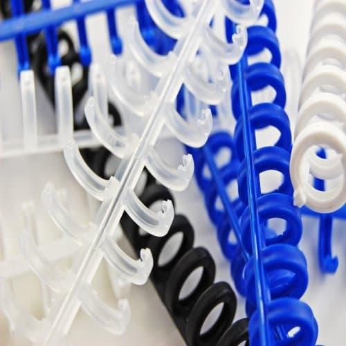 Actual product image GBC Plastic binding spines ClickBind