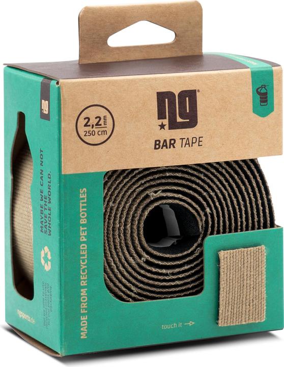 Actual product image NG Sports Haritakee ReCycle Handlebar Tape, recycled Materials, 250cm, 2.20mm, shedua brown