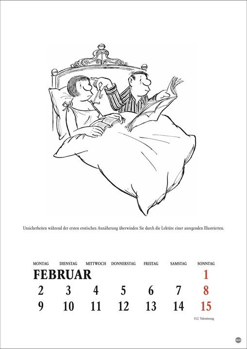 Actual product image Loriot Heile Welt Halbmonatskalender 2026 (German)