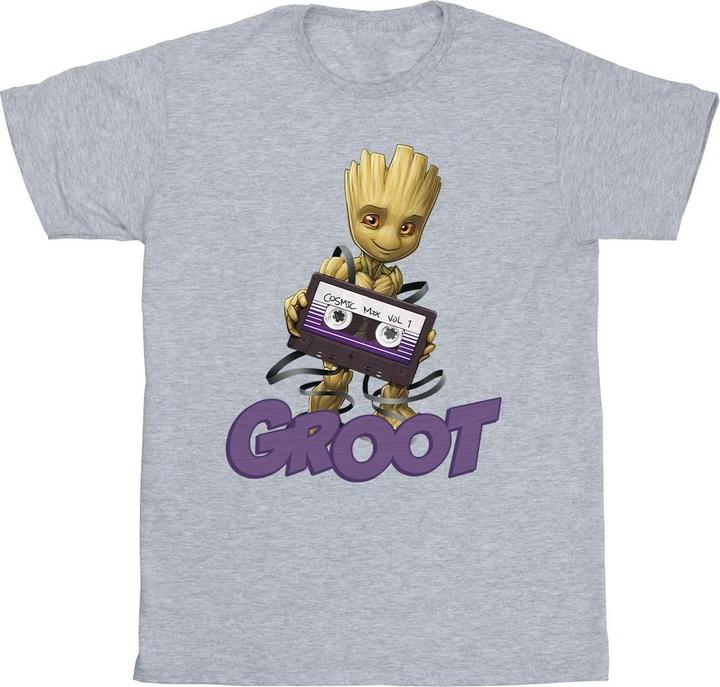 Actual product image Guardians of the Galaxy Mens Groot Casette T-Shirt (S)