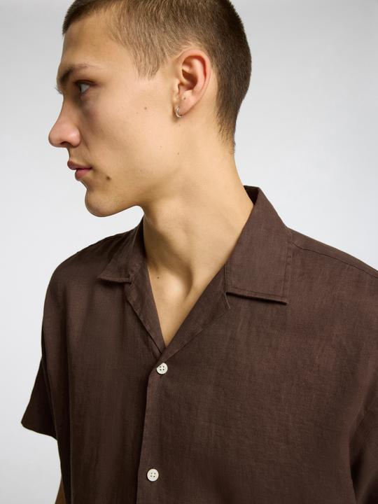 Image du produit Selected Homme 100% Leinen Kurzarmhemd (M)