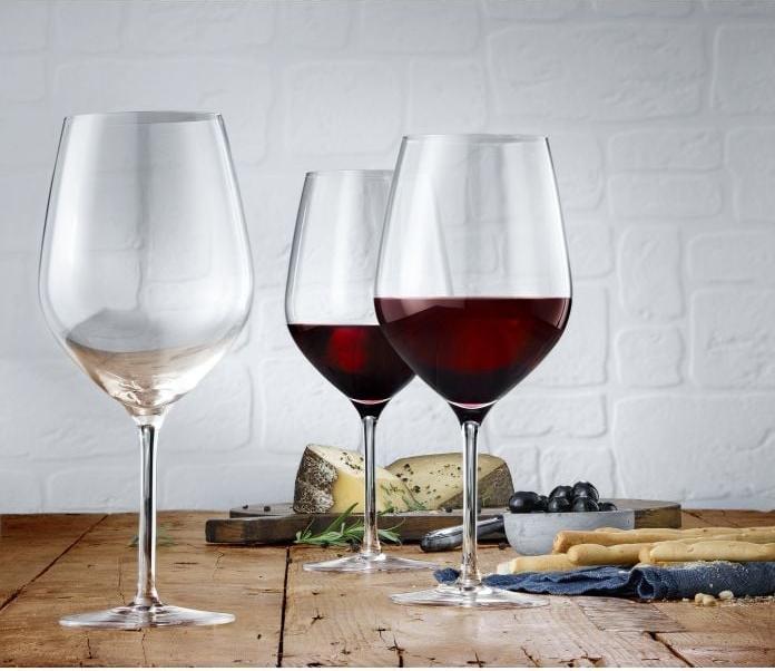 Productafbeelding WMF Bourgondische wijnglazen set 6tlg 700ml, kristalglas Easy Plus transparant (70 cl, 6 Bril, Rode wijnglazen)