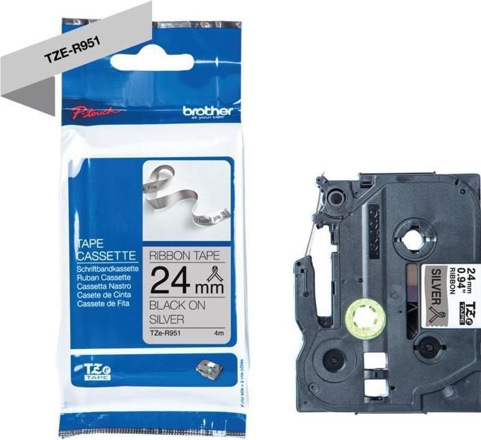 Produktbild Brother TZe-R951 (2.40 cm, Silber)