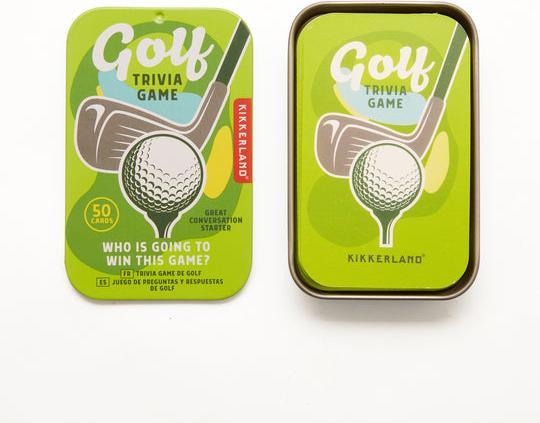 Produktbild Kikkerland Golf Trivia Game (Englisch)
