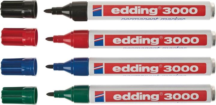 Image du produit Edding 3000 (Multicolore, 3 mm, 4 x)