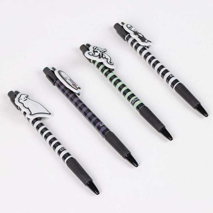Image du produit Cerda L'ETRANGE NOEL de Mr JACK - Set de 4 Stylos à Bille (Blanc, no ir, 4 x)