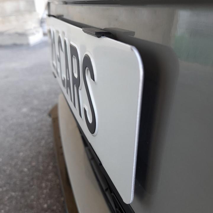Immagine prodotto 21cars Porta targa a scatto in formato verticale (Anteriore + posteriore, Effigie)
