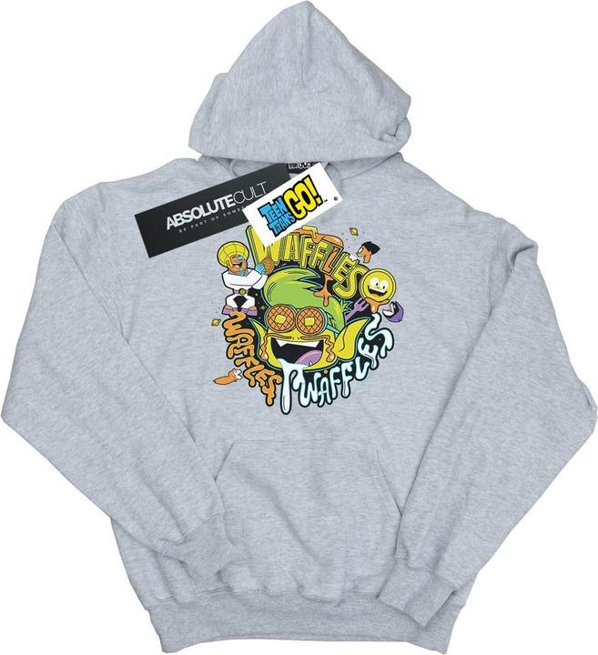 Actual product image Mens Teen Titans Go Waffle Mania Hoodie (M)