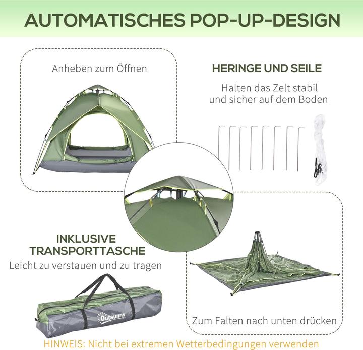 Produktbild Jamb Campingzelt (3.80 kg, 3 Personen)
