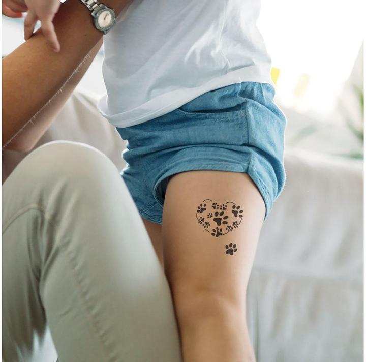 Immagine prodotto Ladot Timbro tatuaggio zampa di gatto grande