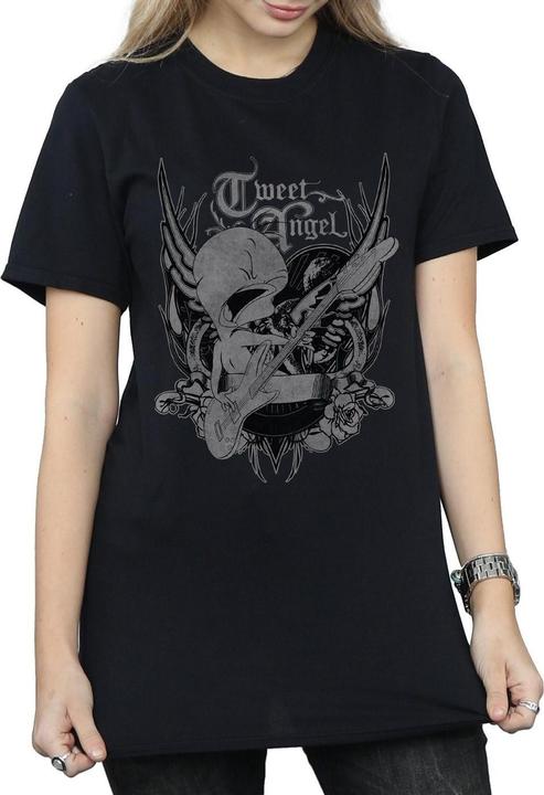 Immagine prodotto Looney Tunes Tweety Pie Rock Maglietta Ampia Donna (XXL)