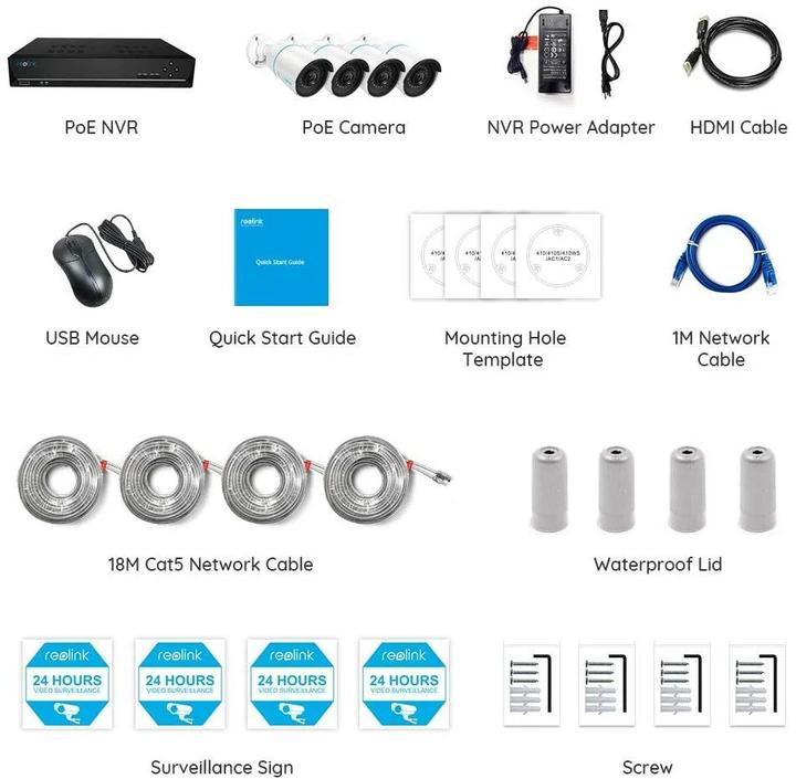 Actual product image Reolink RLK8-410B4-A (3840 x 2160 pixels)