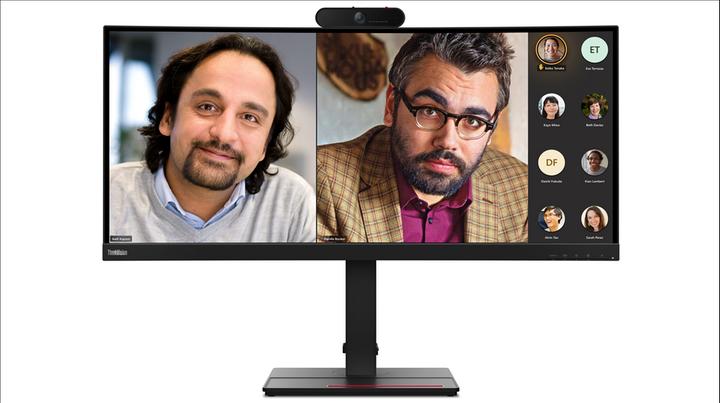 Actual product image Lenovo ThinkVision P34w-20 (3440 x 1440 pixels, 34.14")