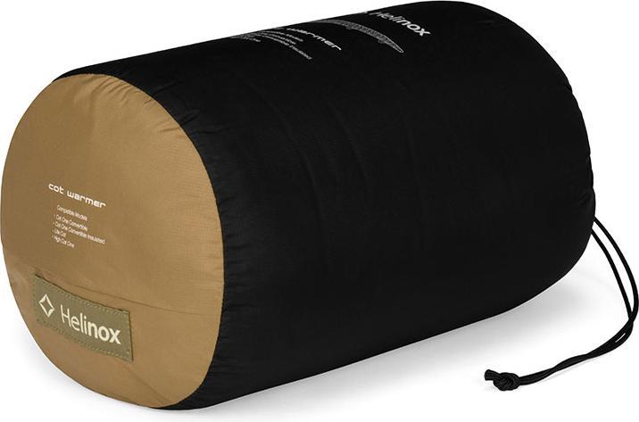 Actual product image Helinox Cot Warmer Fleece Cot One Long Black/Coyote Tan