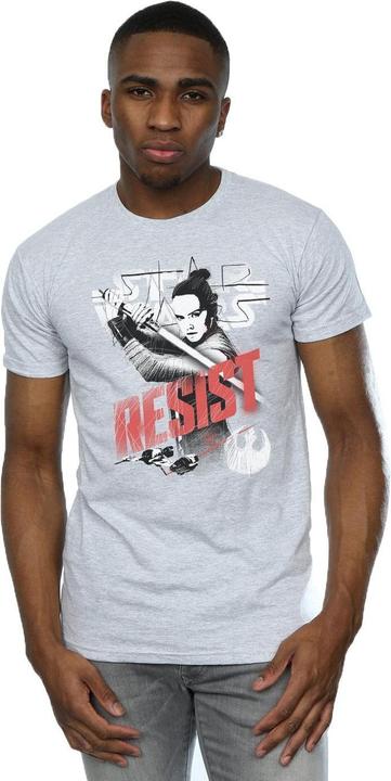 Immagine prodotto Star Wars The Last Jedi Rey Resist Maglietta Uomo (XL)