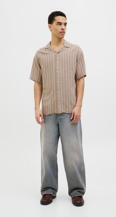 Produktbild Jack & Jones Jjeenzo Stripe Resort Shirt Ss Sn (XS)