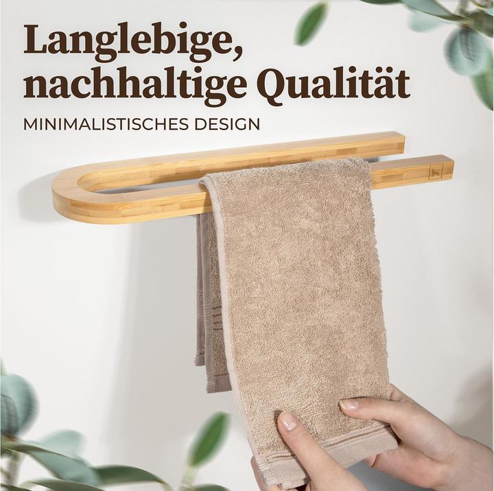 Produktbild Hennez Handtuchhalter Alfred 35 x 10 cm, Natural