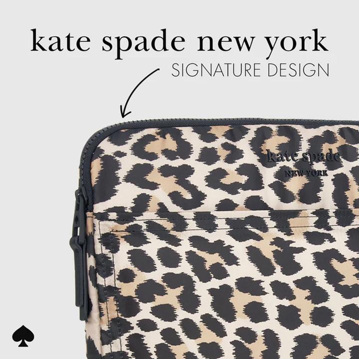 Produktbild Kate Spade Puffer Sleeve - Pokrowiec MacBook Pro 14" / Notebook 14" (Classic Leopard) (14")