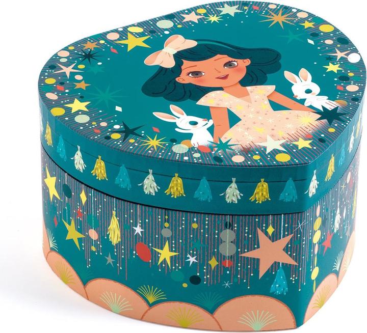 Actual product image Djeco Music Jewellery Box Happy party
