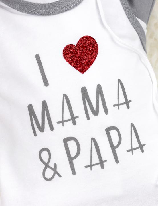 Image du produit Baby Sweets 3 pièces I Love Mama & Papa (56)