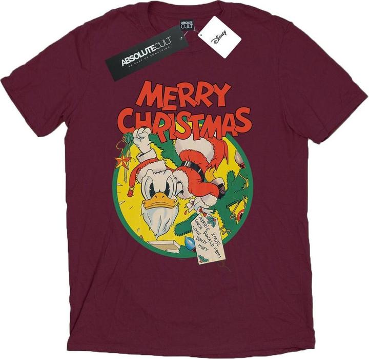 Disney Donald Duck Merry Christmas TShirt (XL)