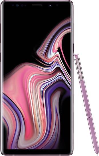 Actual product image Samsung Galaxy Note9 (128 GB, Lavender Purple, 6.40", Hybrid Dual SIM, 12 Mpx, 4G)