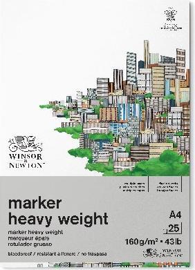 Winsor & Newton Carta al vivo A4, 160g, 25 pagine (160 g/m², 25 x, A4)