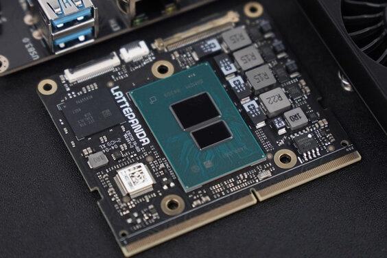 Actual product image LattePanda Mu Micro x86 Compute Module Kit