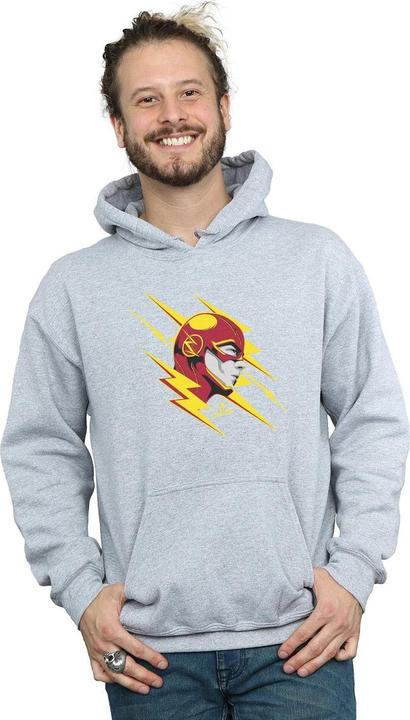 Actual product image Mens The Flash Lightning Portrait Hoodie (XXL)