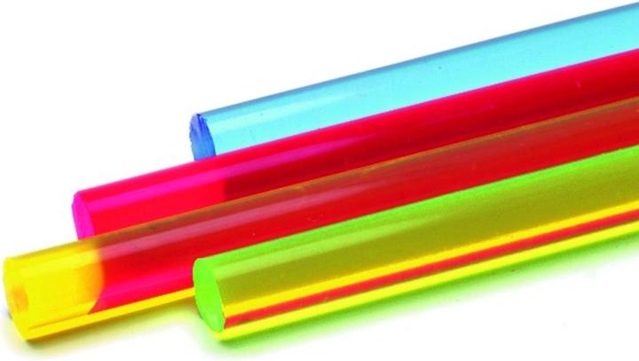 Produktbild Werkstarck Acrylstäbe farbig fluoreszierend (100 cm, 0.40 cm)