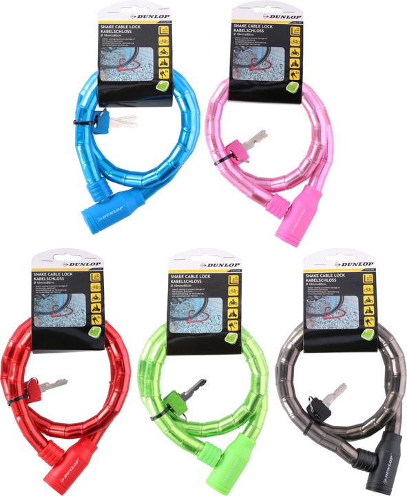 Produktbild Dunlop Kabelschloss (80 cm)