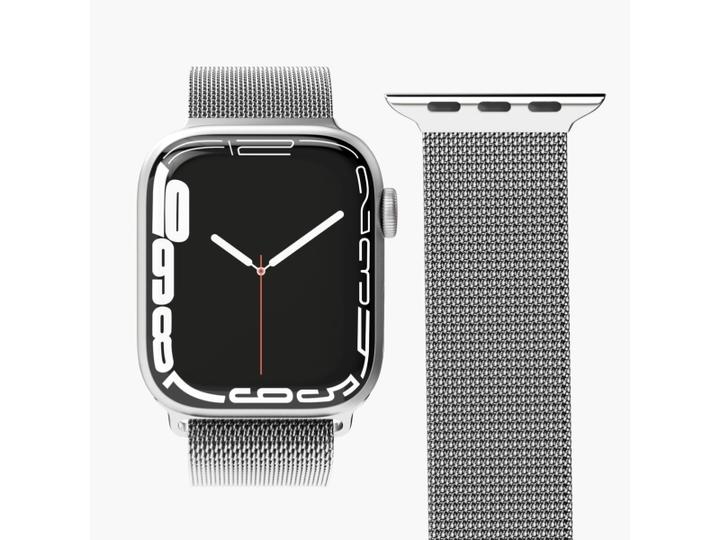 Actual product image Vonmählen Milanese Loop (42 mm, 44 mm, 45 mm, 49 mm, Stainless steel, Apple Watch Ultra, Apple Watch Series 1, Apple Watch Series 2, Apple Watch Series 3, Apple Watch Series 4, Apple Watch Series 5, Apple Watch Series 6, Apple Watch Series 7, Apple Watch Series 8, Apple Watch Series 9, Apple Watch SE, Apple Watch Ultra 2)