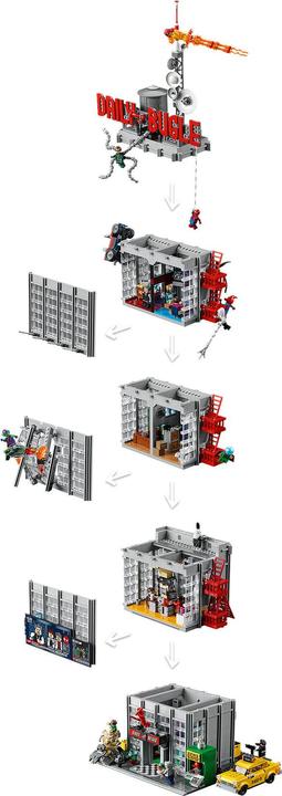 Actual product image LEGO Daily Bugle (76178, LEGO Marvel, LEGO Rare Sets)