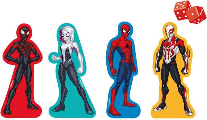 Produktbild Luna Toys Brettspiel Snakes and Ladders Spider-Man