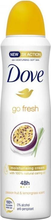 Produktbild Dove Go Fresh Passion Fruit 48h Antiperspirant 150ml (Spray, 150 ml)