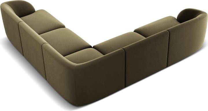 Image du produit Micadoni Canapé d'angle symétrique Bouclé, "Miley", 5 Places, 255x255x70Fabriqué en Europe (Canapé d'angle)