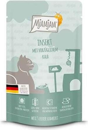 Immagine prodotto Mjamjam Insetto gatto con polpaccio eccellente (Adulto, 12 pz., 1500 g)