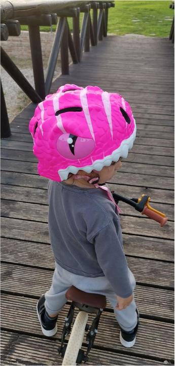 Produktbild Crazy Safety Dino Bicycle Helmet - Pink (100201-05-01) (49 - 55 cm)