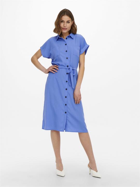 Image du produit Only Robe chemisier avec ceinture à nouer (40)