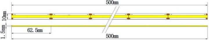 Actual product image Barthelme LED Strip Basic COB (Warm white, 500 cm, Indoor)