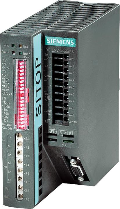 Siemens DC-UPS-MODULE 15A,SERIAL (360 VA, 360 W, Double convertisseur en ligne Onduleur)